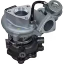 Vue avant du turbocompresseur diesel QD32