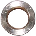 J96 turbocharger journal bearing with polished metallic finish and outer surface holes