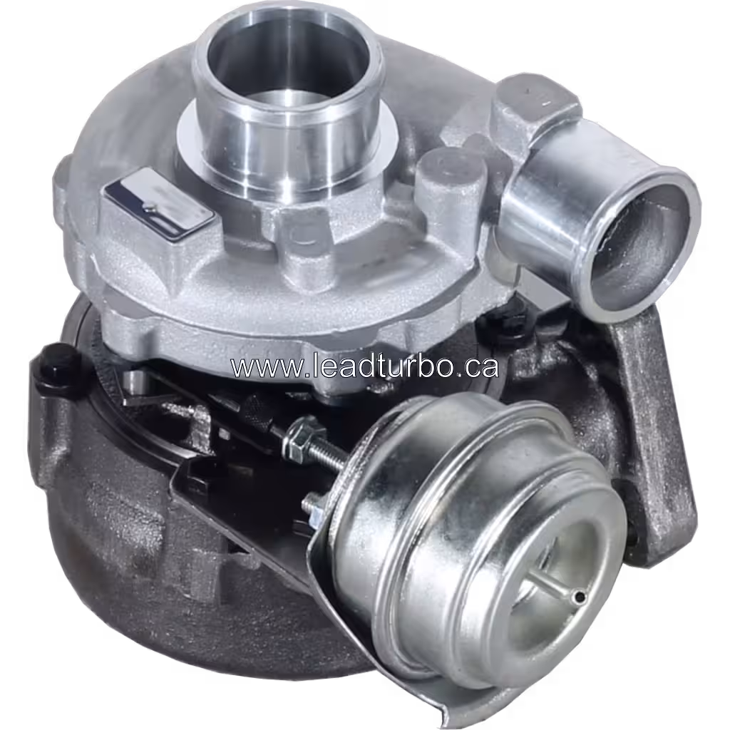 Front view of 2823127800 turbocharger assembly
