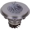 HX55W turbo core top view showing turbine wheel