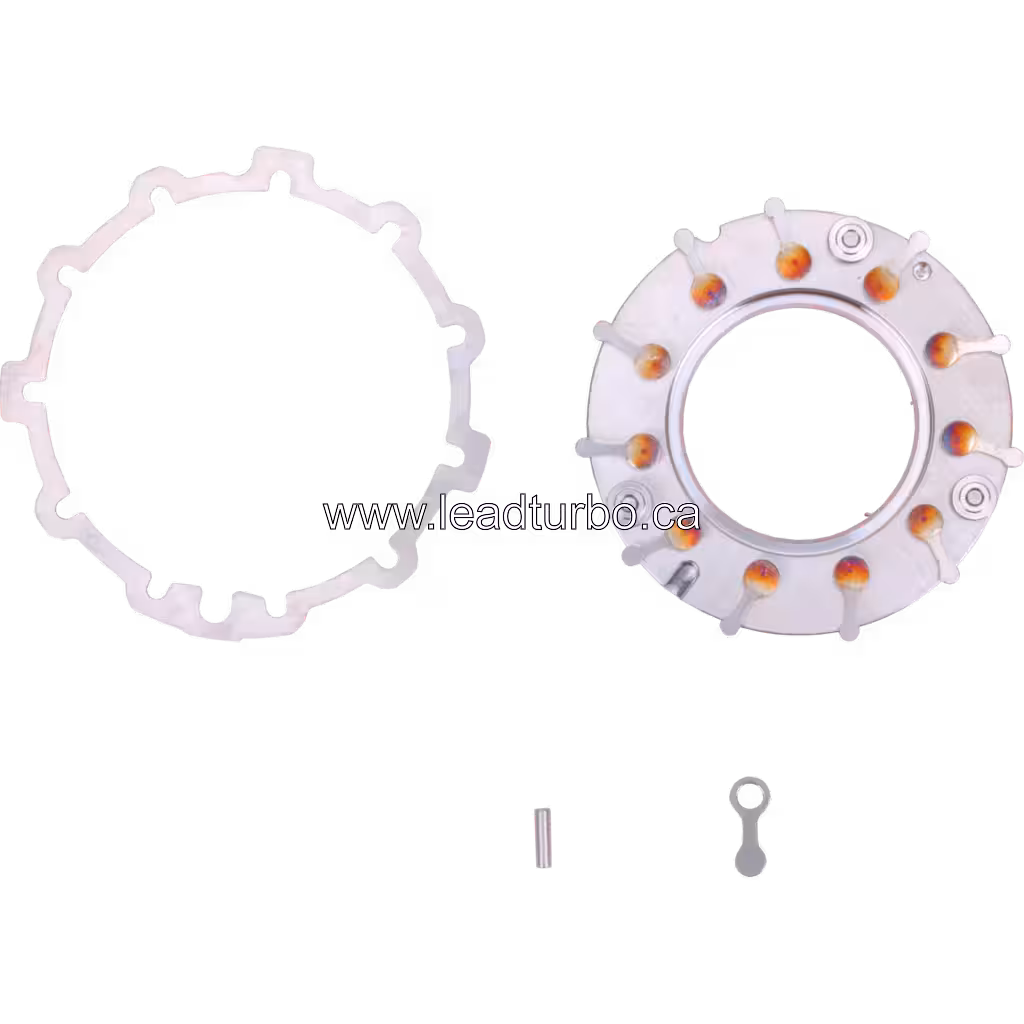 Aftermarket replacement nozzle ring assembly for turbo repair