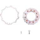 Aftermarket replacement nozzle ring assembly for turbo repair