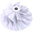 Aftermarket compressor wheel for turbocharger replacement