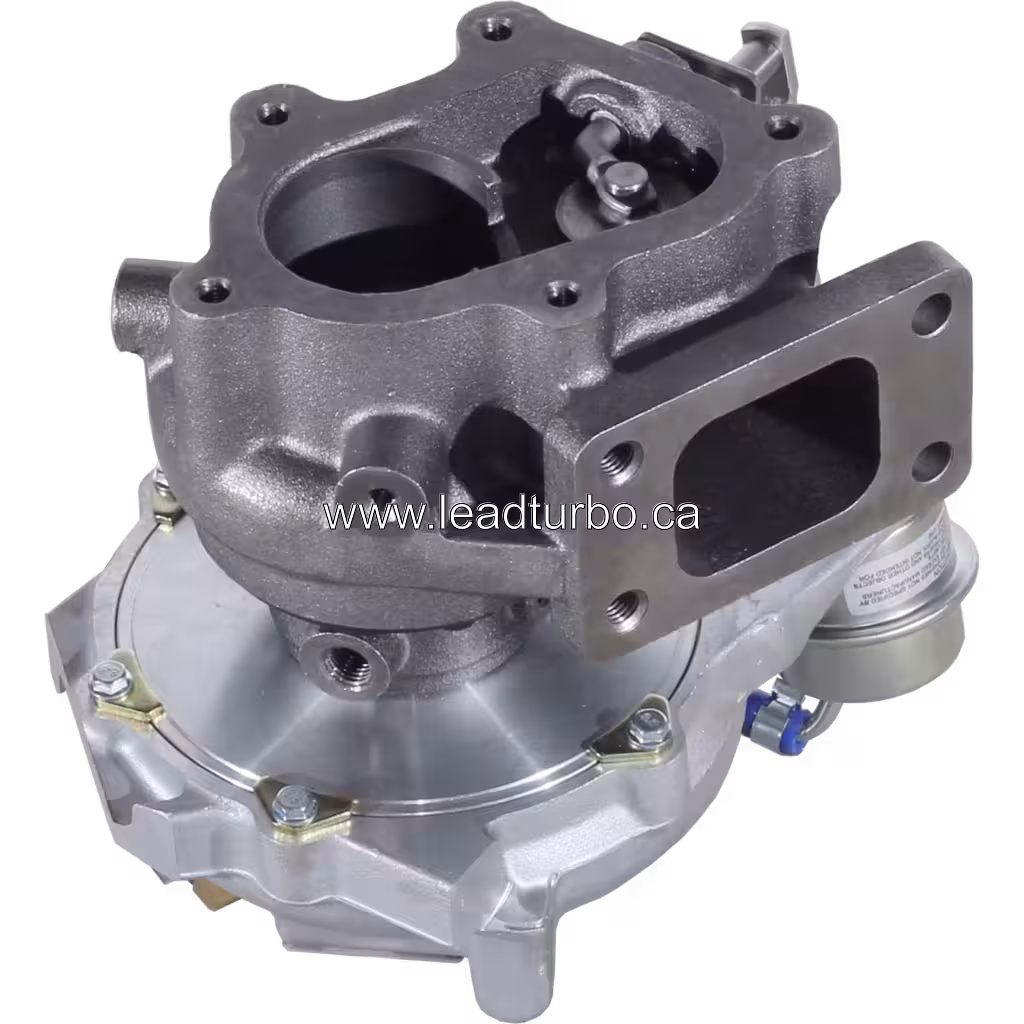 732409-0012 GT2259LS Turbocharger Replacement for Hino N04C bottom 45 degree view