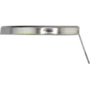 Déflecteur d'huile HY35W, vue de face, anneau métallique avec languette plate