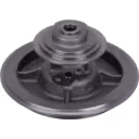 Underside view of FOR 3590058 BH bearing housing showing radial support ribs