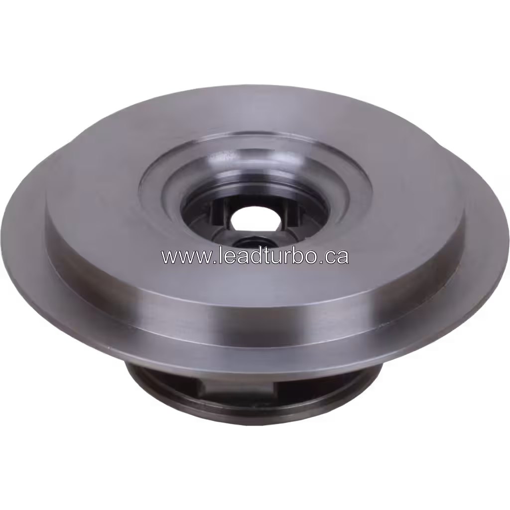 Machined circular flange with central hub on HX60W bearing housing