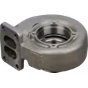Cummins 4BTA turbine housing bottom view with mounting holes