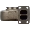 FOR 4040605 TH turbine housing front view with two-port exhaust flange