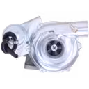 Front view of 8-94477-7340 turbocharger for Isuzu 4BD1-T showing compressor inlet and actuator