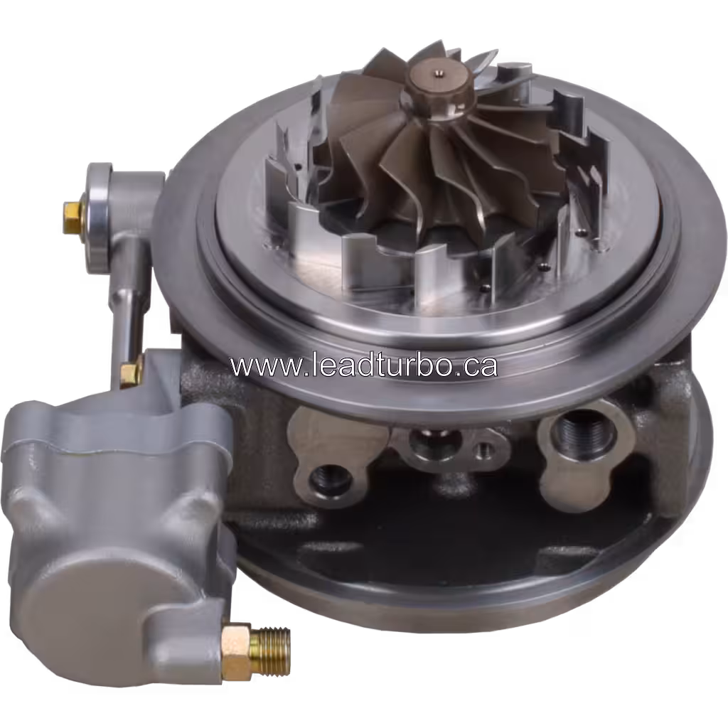 Détail de la roue compresseur et turbine du cœur HE431V