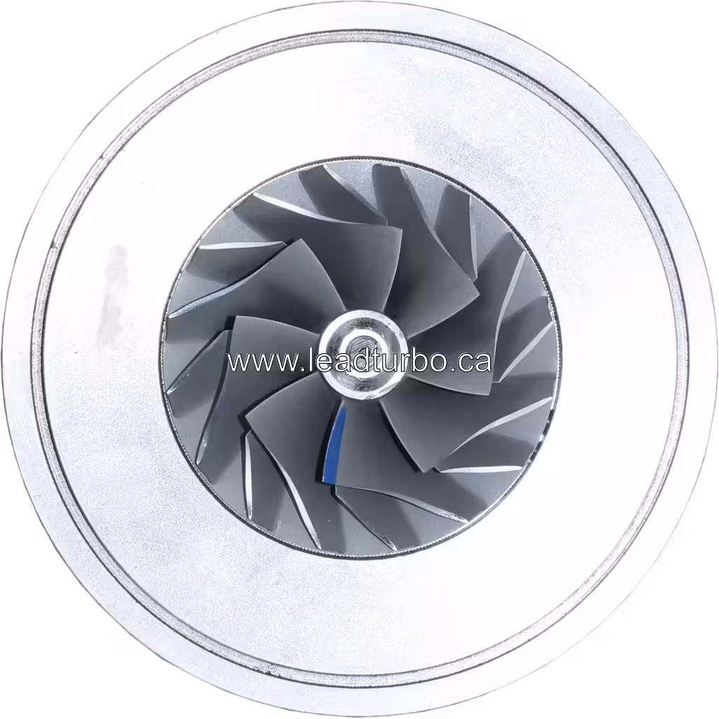 Core de turbocompresseur H2D 3545691 vue avant