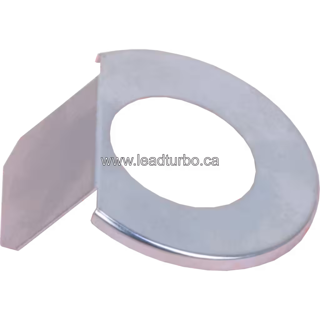 Close-up of oil deflector for D16A engine application
