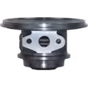 Front view of FOR VF40A132 BH J96 turbocharger bearing housing