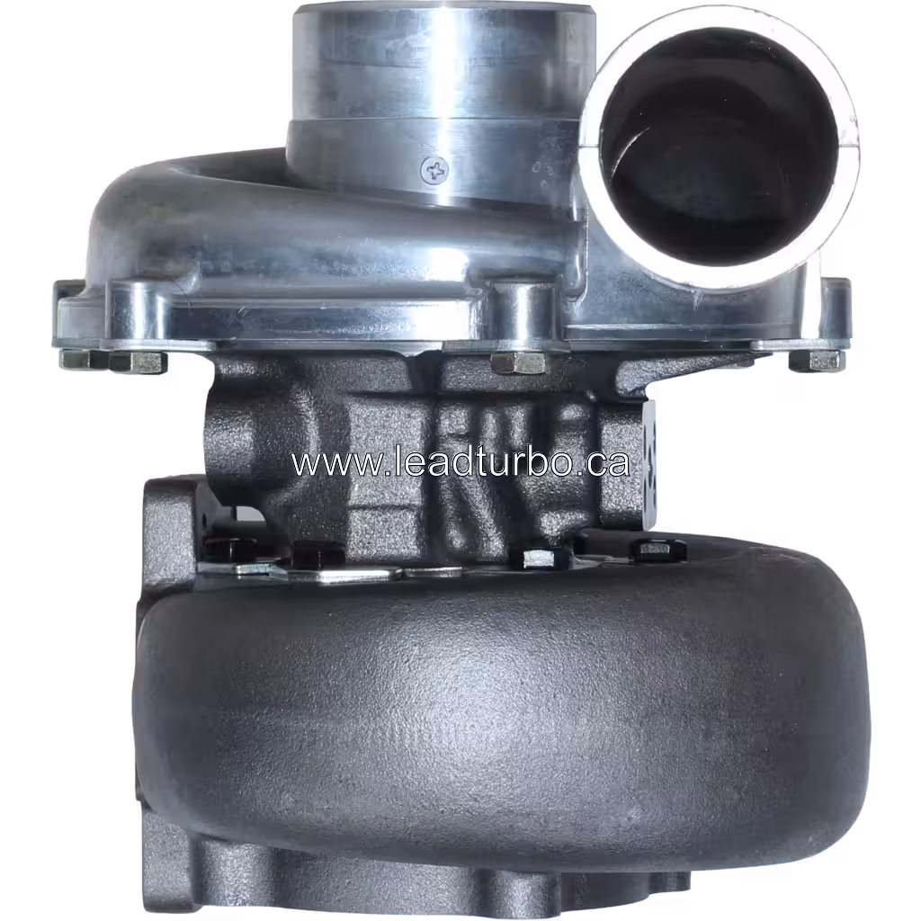 114400-3140 turbocharger front view showing silver compressor housing and circular inlet
