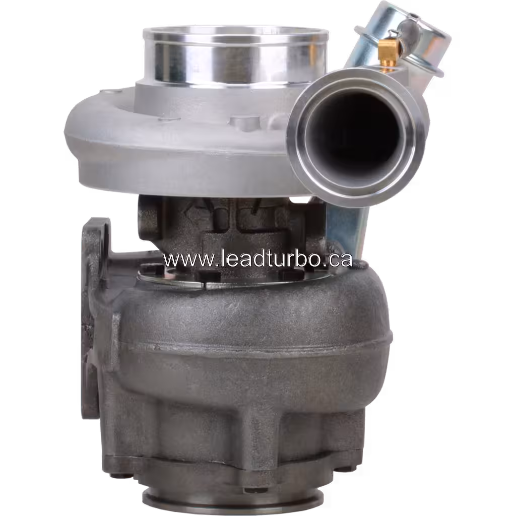 2881750 HX40W turbocharger front view with VGT actuator