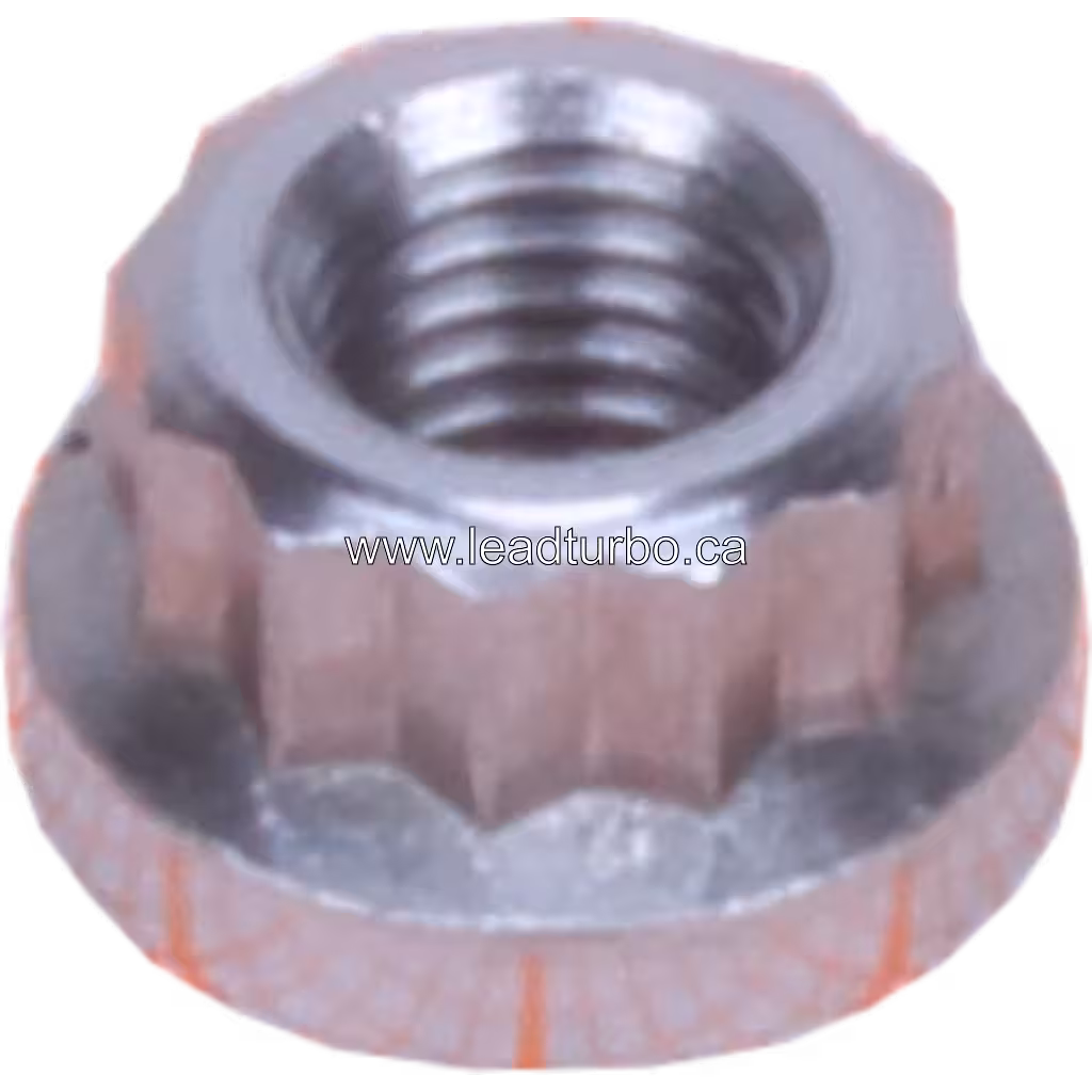 HX35W turbo shaft nut 45-degree top view