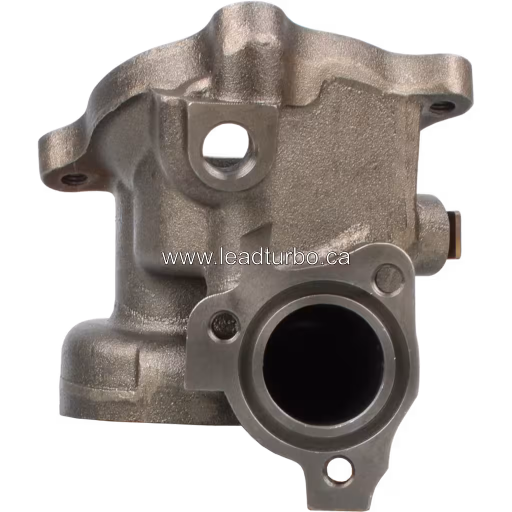 Front view of 53031009110 cast metal turbine housing for K03-1870EXA 4 82