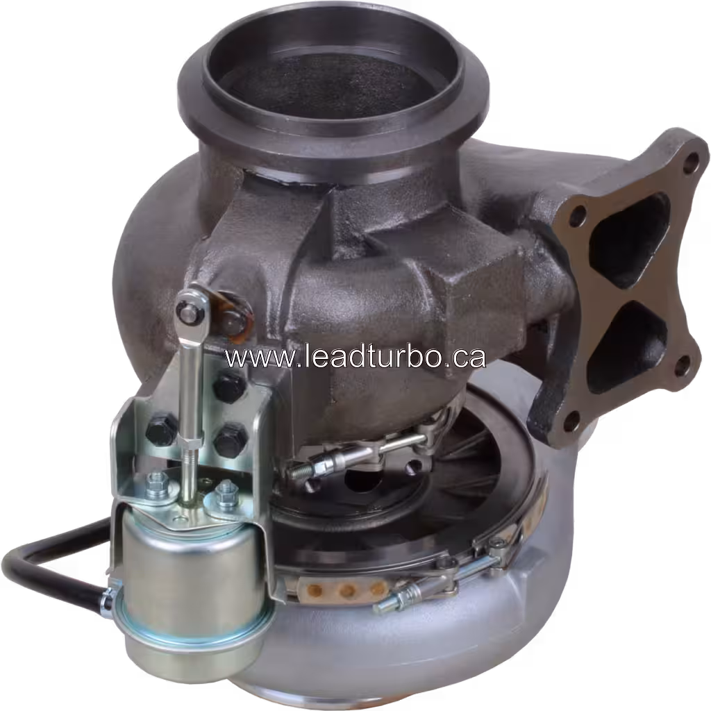 762552-5002 GTA4594BS Turbocharger Replacement for CAT Earth Moving bottom 45 degree view