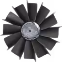 Roue turbine 3575267 TW vue de face