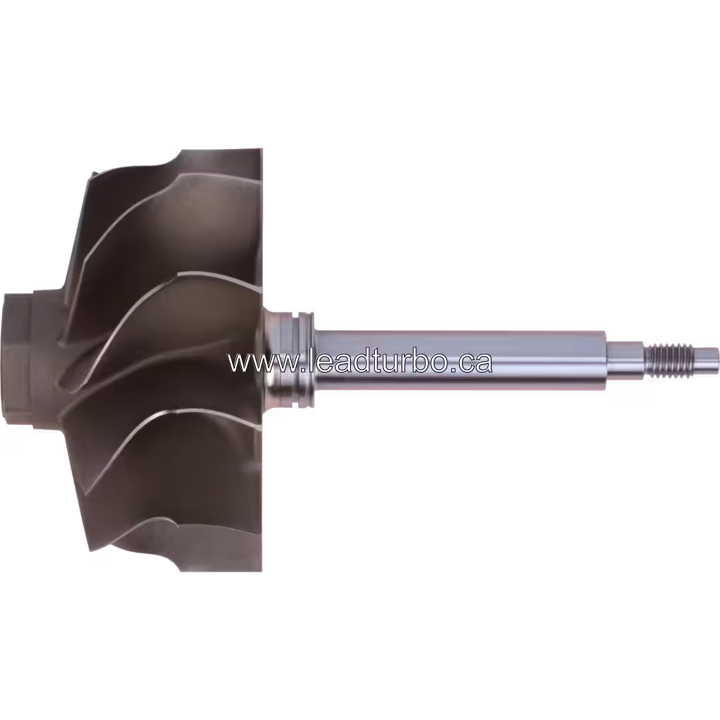 Roue turbine FOR 750863-5006S TW vue de face avec aubes radiales