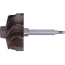 Roue turbine FOR 750863-5006S TW vue de face avec aubes radiales