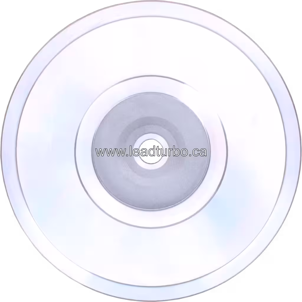 Turbocharger Back Plate Replacement Component top view