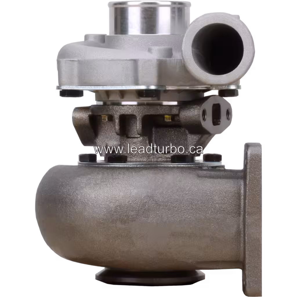 Turbocompresseur 83959416 TA3119 vue avant avec carter compresseur argenté et impeller visible