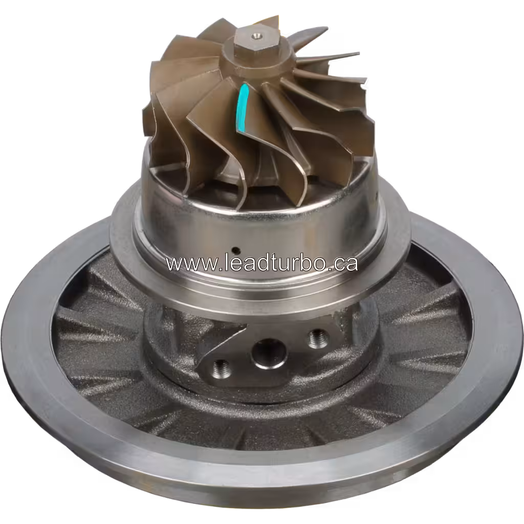 2574323 aftermarket turbo core bottom view with mounting holes
