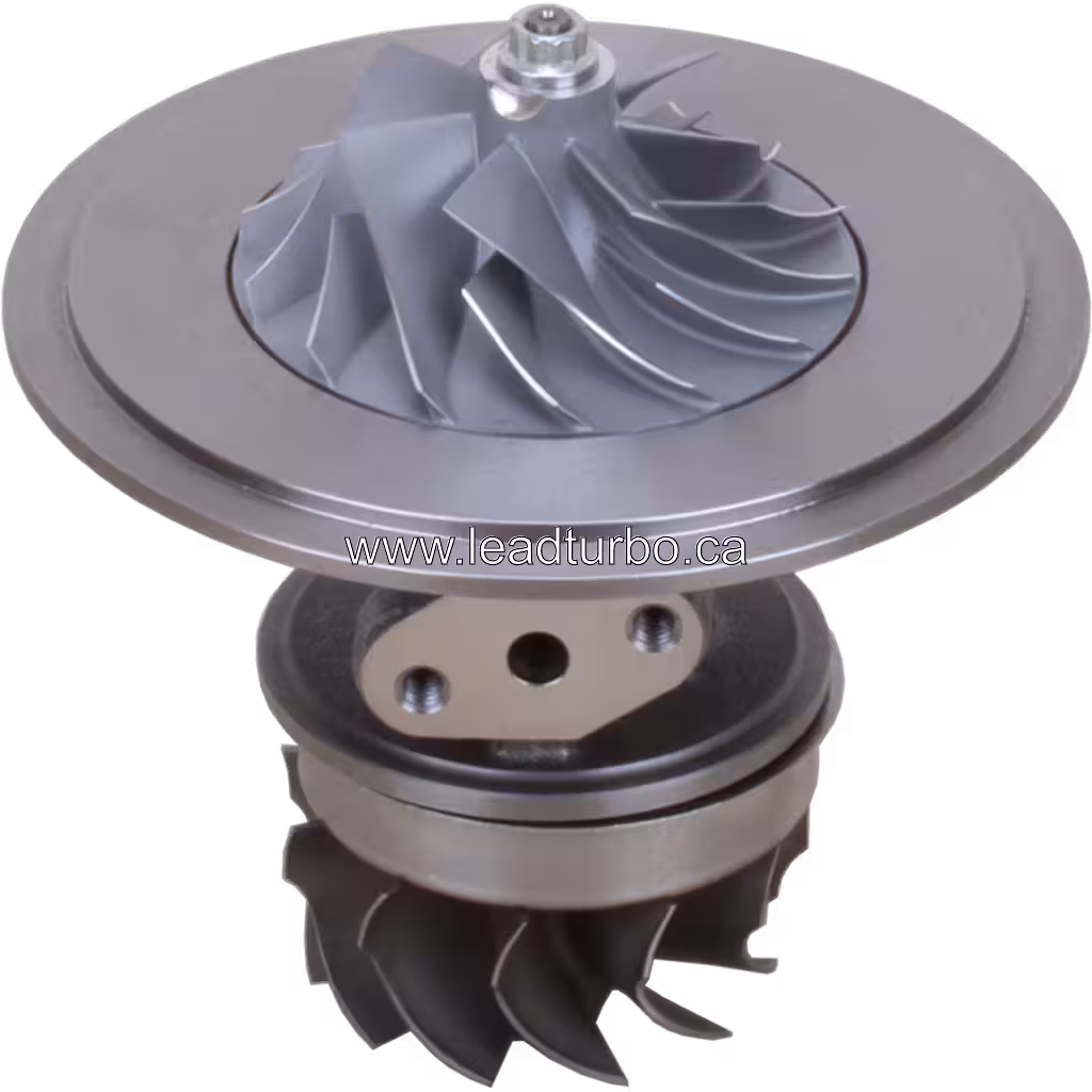 Vue du cœur turbo 3803578 avec roue compresseur