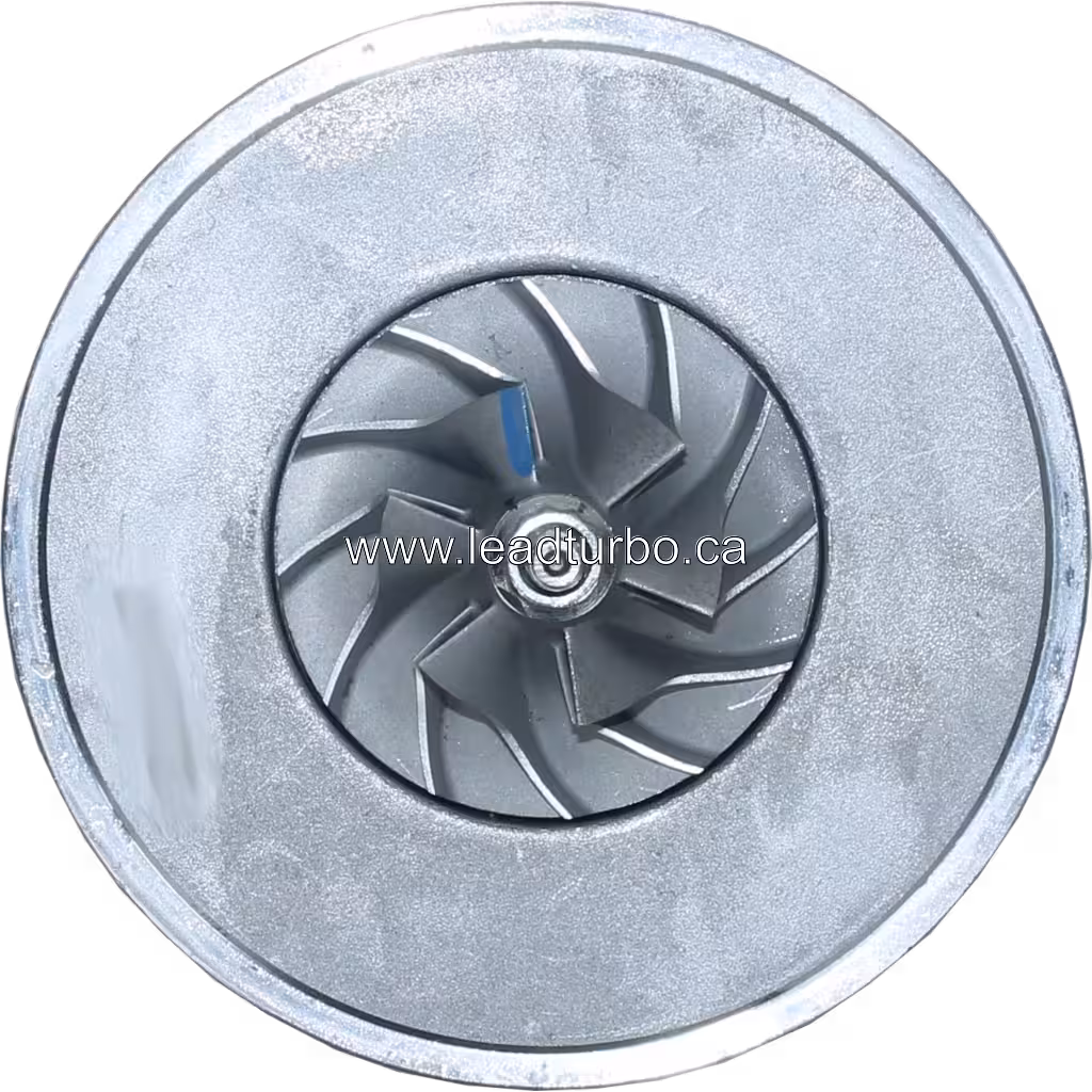 Core de turbocompresseur avec carter compresseur argenté et carter turbine noir