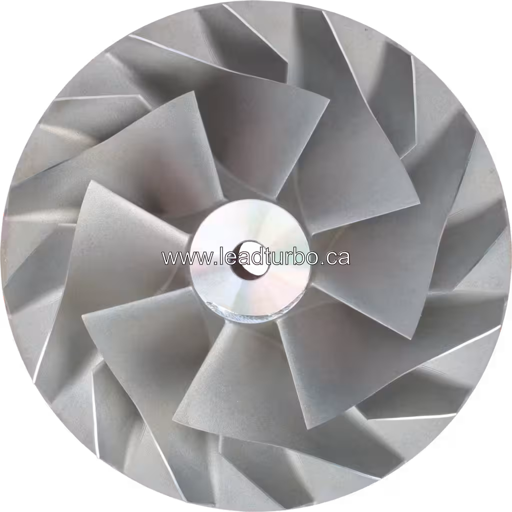 Roue de compresseur 3794699 pour Turbo J96 top view