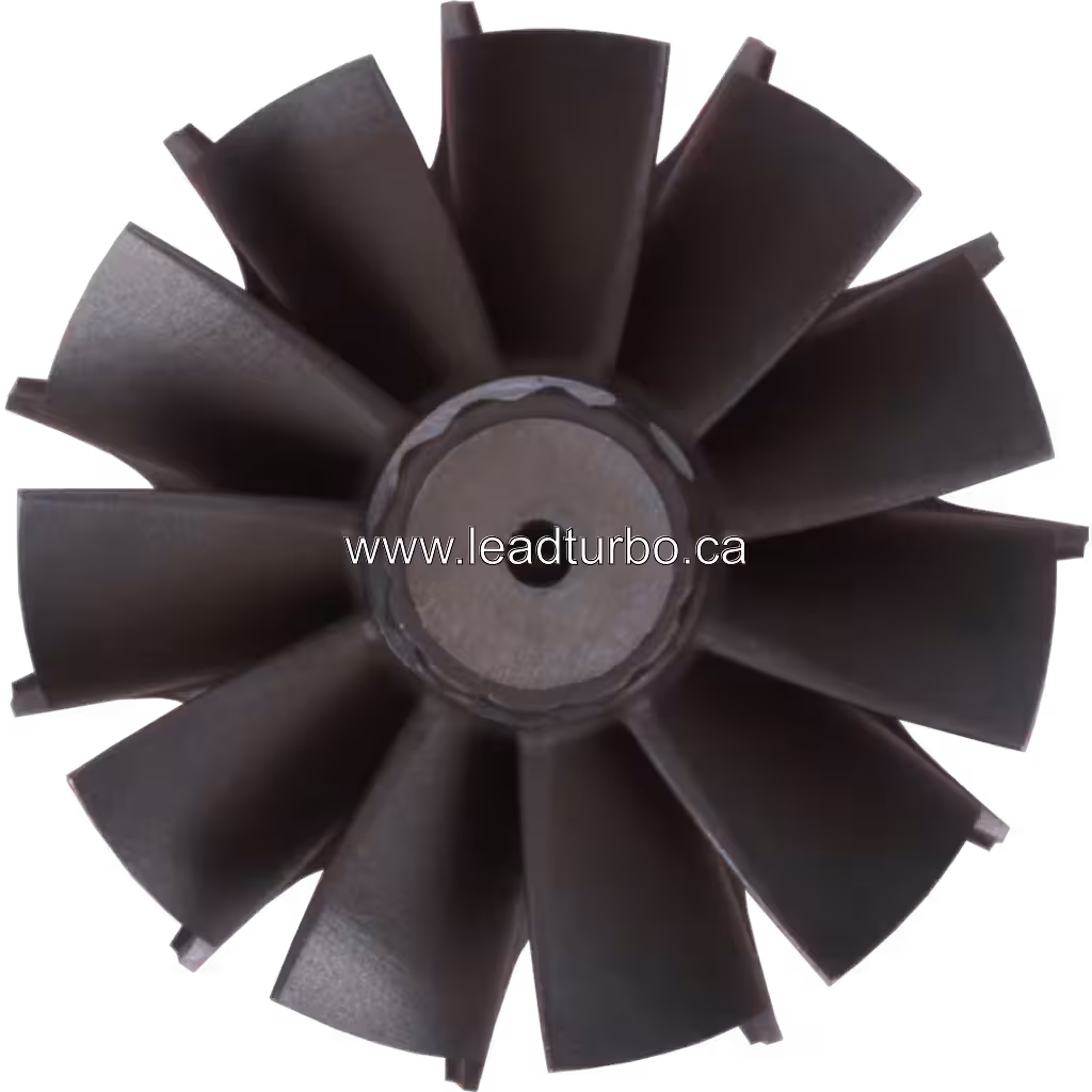 Vue de la roue de turbine 2840238-J HE451VE