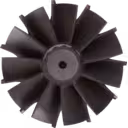 Vue de la roue de turbine 2840238-J HE451VE