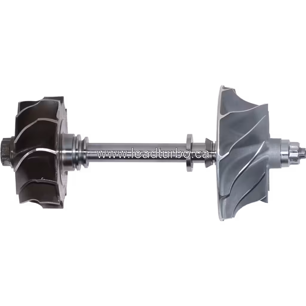 FOR VF40A132 RA Rotor Assy side view showing shaft and compressor wheel