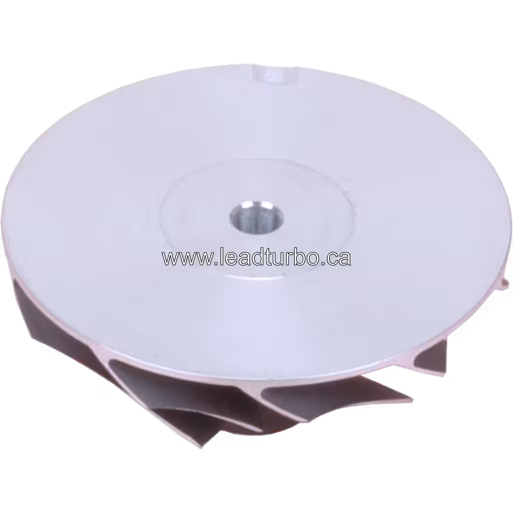 Backplate view of FOR 047-276 CW turbocharger compressor wheel
