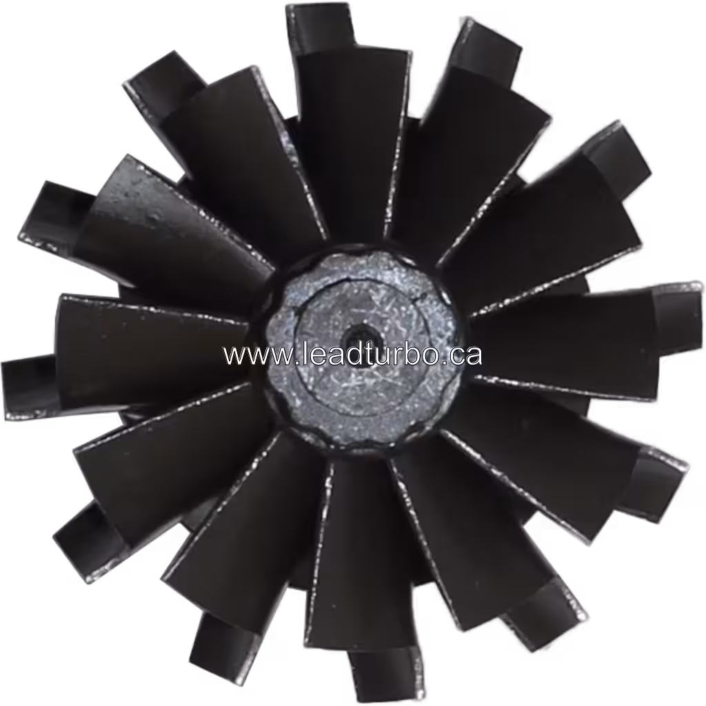 434715-0003 GT2052S turbine wheel top view