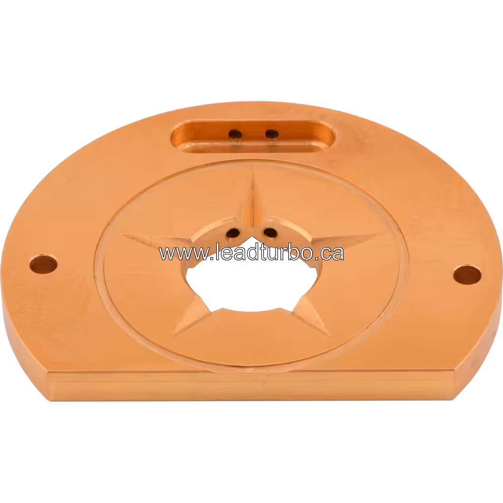 HX83 turbo thrust bearing top and bottom views