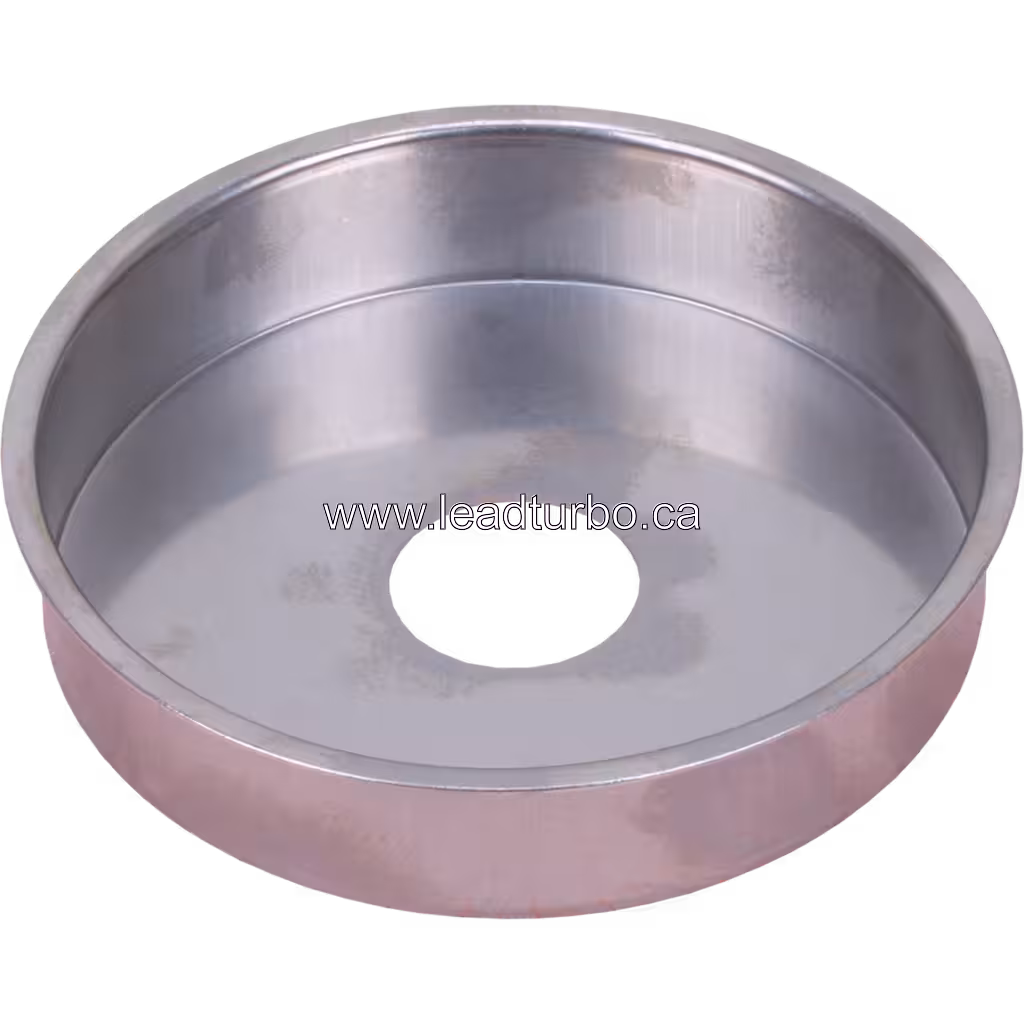 Heat Shield 2843424 HS pour Turbo HX83 Cummins QSK19 bottom 45 degree view