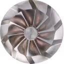 Compressor wheel 735666-0024 vue de face