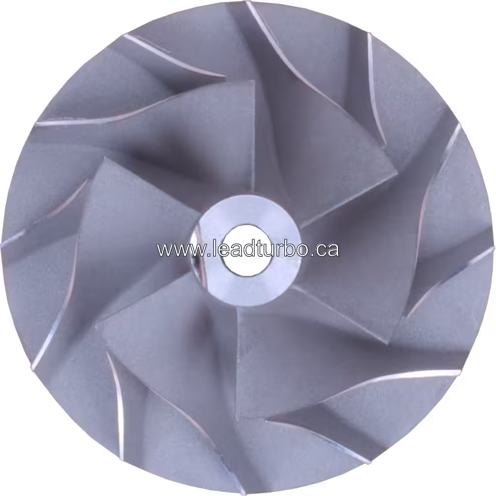 Détail aubes roue compresseur FOR VA570090 CW