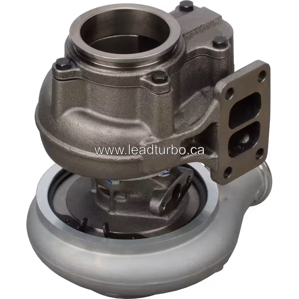 Turbocompresseur HX40 4046107 pour Cummins QSC Tracteur bottom 45 degree view