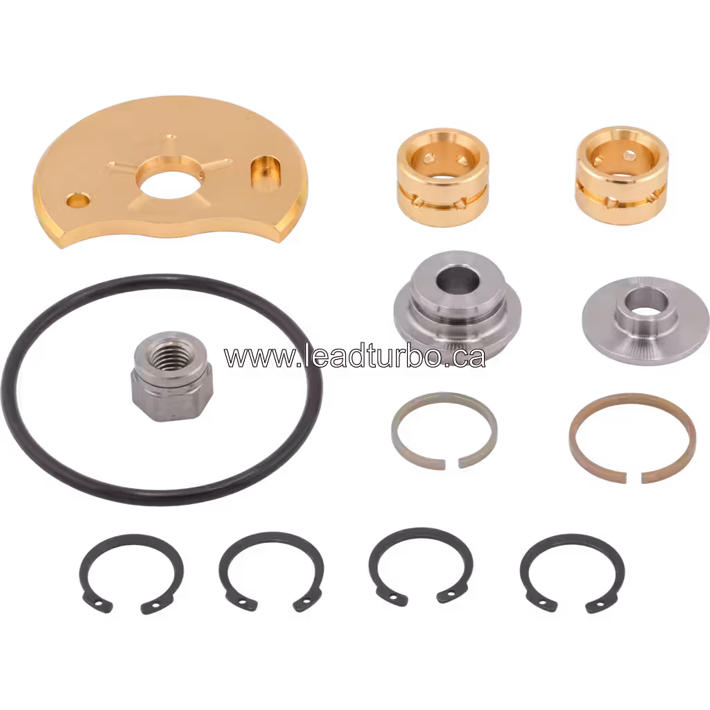318393 S300W072 turbocharger repair kit contents including bushings and washers