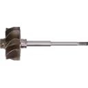Aftermarket turbine wheel for turbocharger replacement