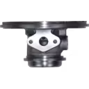 VA850013 BH turbocharger bearing housing front view with mounting bracket