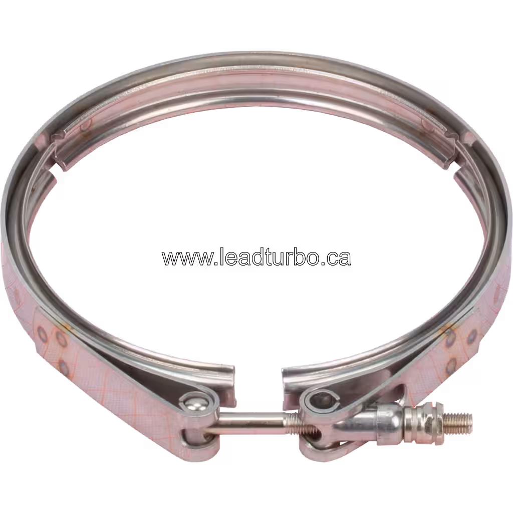 59001095275 V-band clamp for CAT 3516 HD with hinged lever mechanism