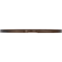 Bague de piston HX83 vue de face, profil rectangulaire