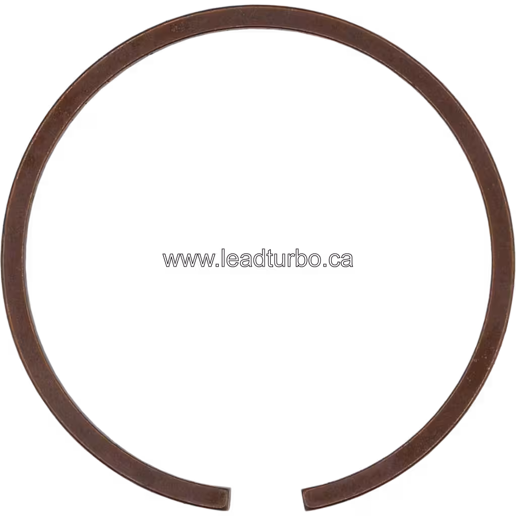 Bague de piston HX83 vue en angle, composant de turbocompresseur