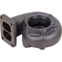Cast metal K36-87-01 TH turbine housing with dark grey finish