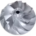 Roue de compresseur 49135-08025 CW vue de face